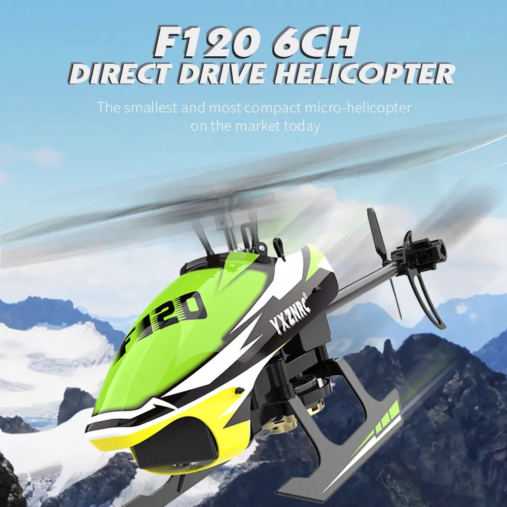 Parkten F120 2.4G RC Helicopter with 6CH 6-Axis Gyro and Dual Brushless Motors - ToylandEU