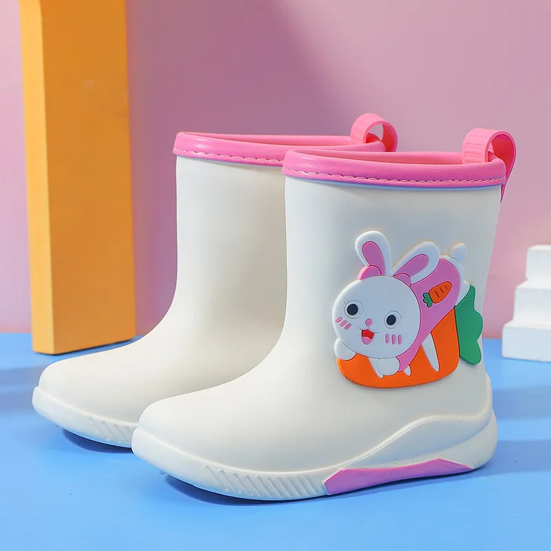 Kids Rain Boots | Waterproof | Non Slip | Youth Dinosaur Pattern