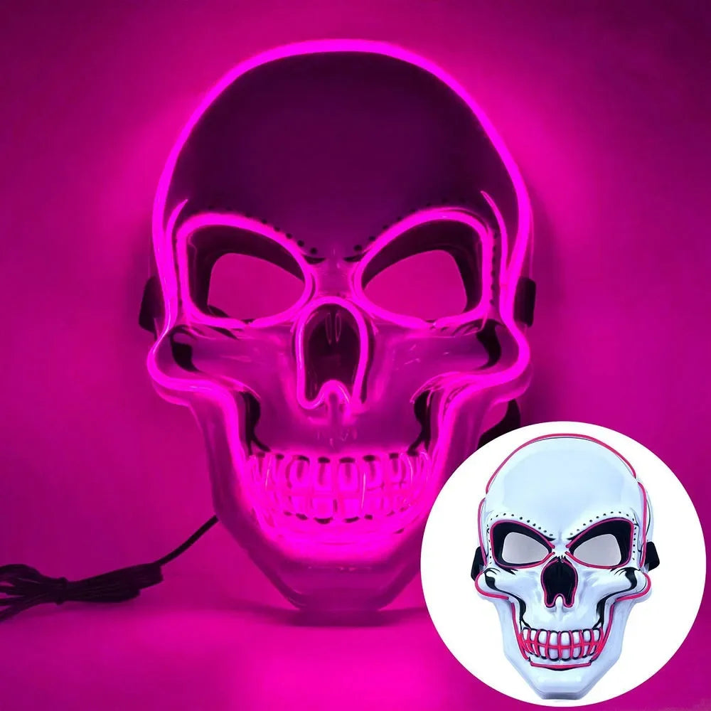 Luminous Skull Mask | Full Face | Adult Size | Halloween Party