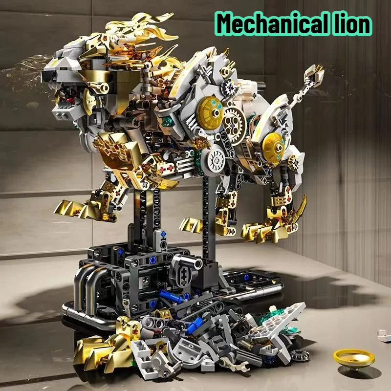 Building Blocks Set | Mechanical Dino MOC | Lego Compatible | 14+