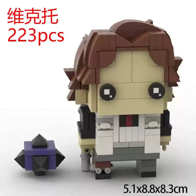 Battle Of Two Cities Moc Brickheadz Jinx Vi Ekko Toy Set - ToylandEU