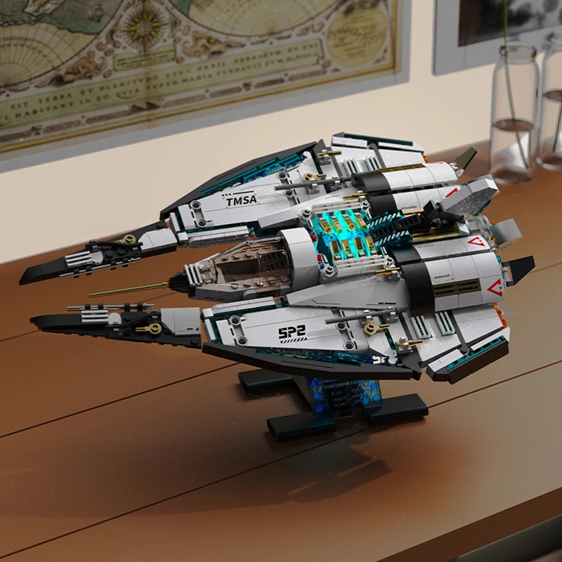 Galaxy Starship Building Block Set | 1400-Piece | Lego Compatible