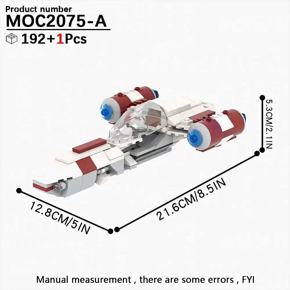 Most Complete Space Wars Speeder Bike Building Blocks Set - ToylandEU