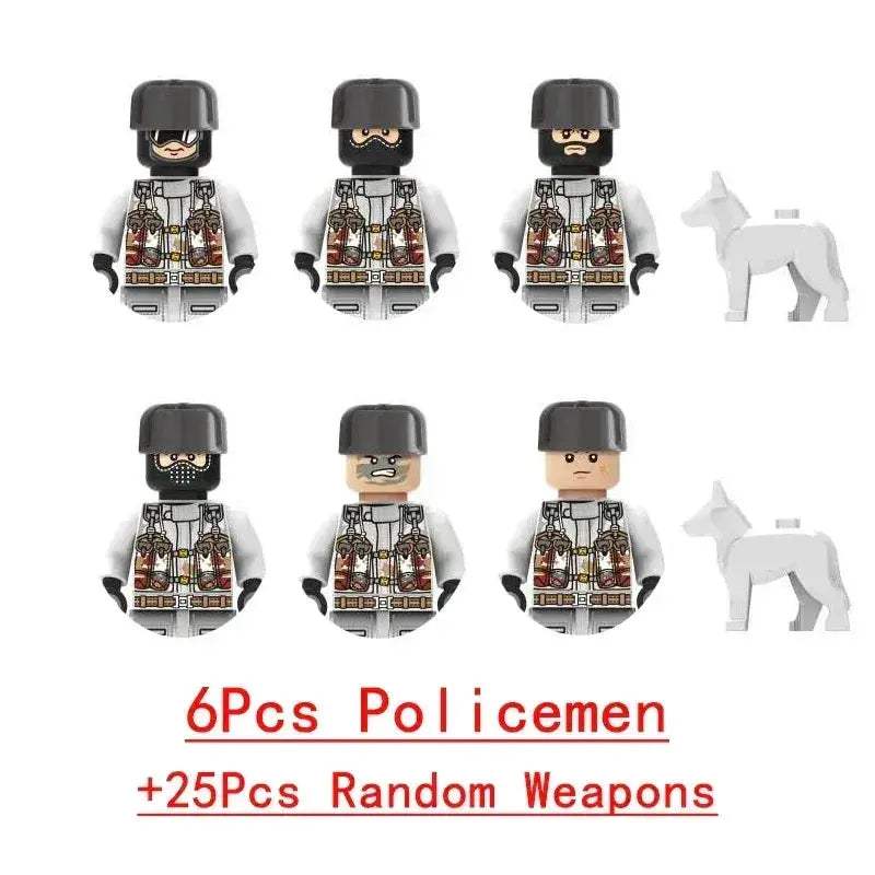 Lego Compatible Military Building Blocks Set With Figures - ToylandEU