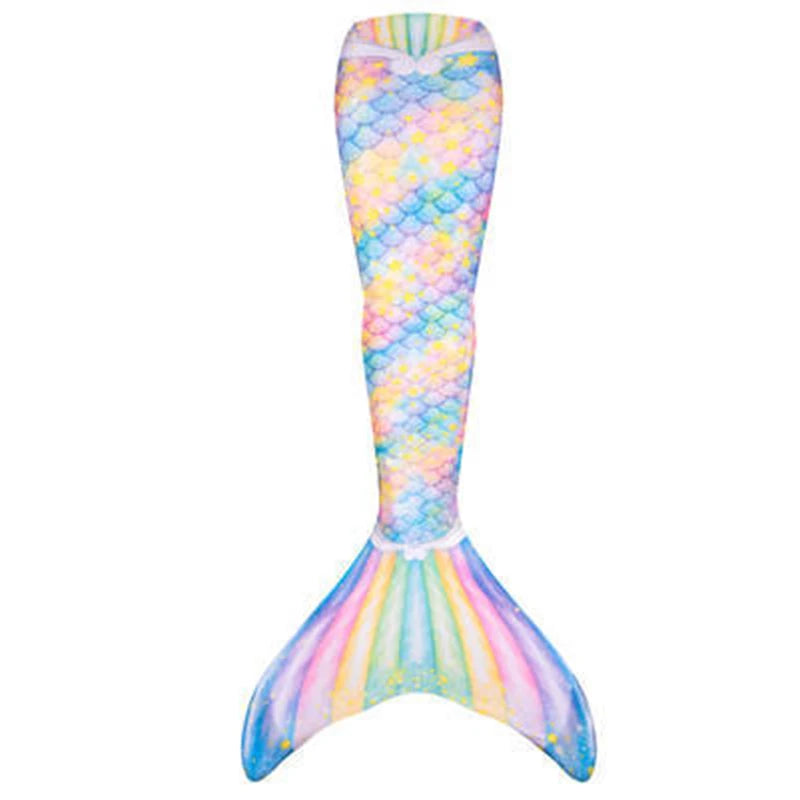 Mermaid Tail Swimsuit For Girls With Bright Glitter Fins