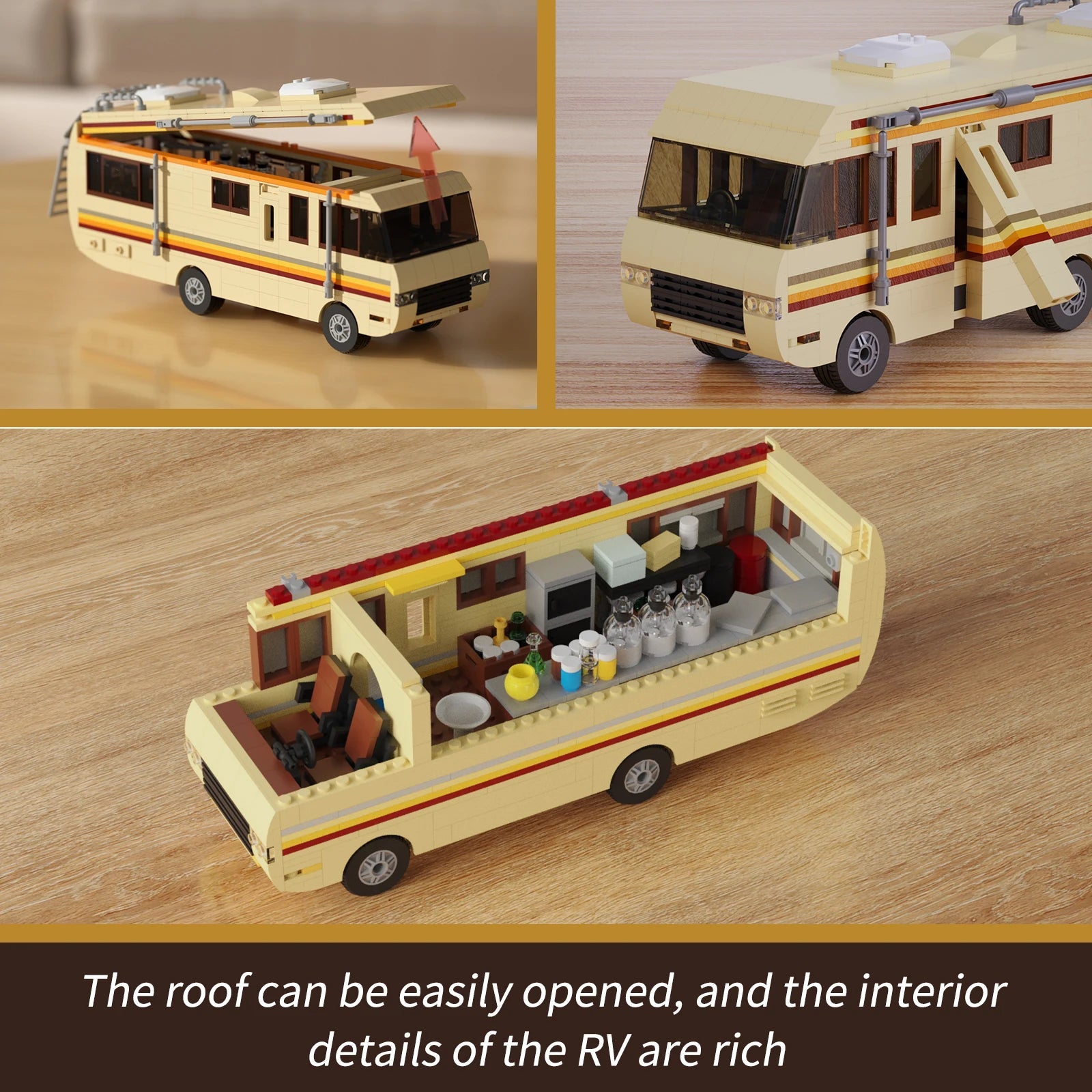 MOC Classic Movie Breaking Bad Car Building Blocks Kit Walter White Toyland EU