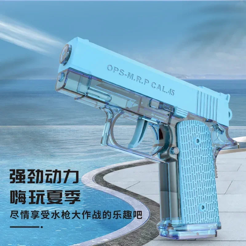 Water Gun Toy | 1911 Style Pistol | Pool Party Favorite | Unisex