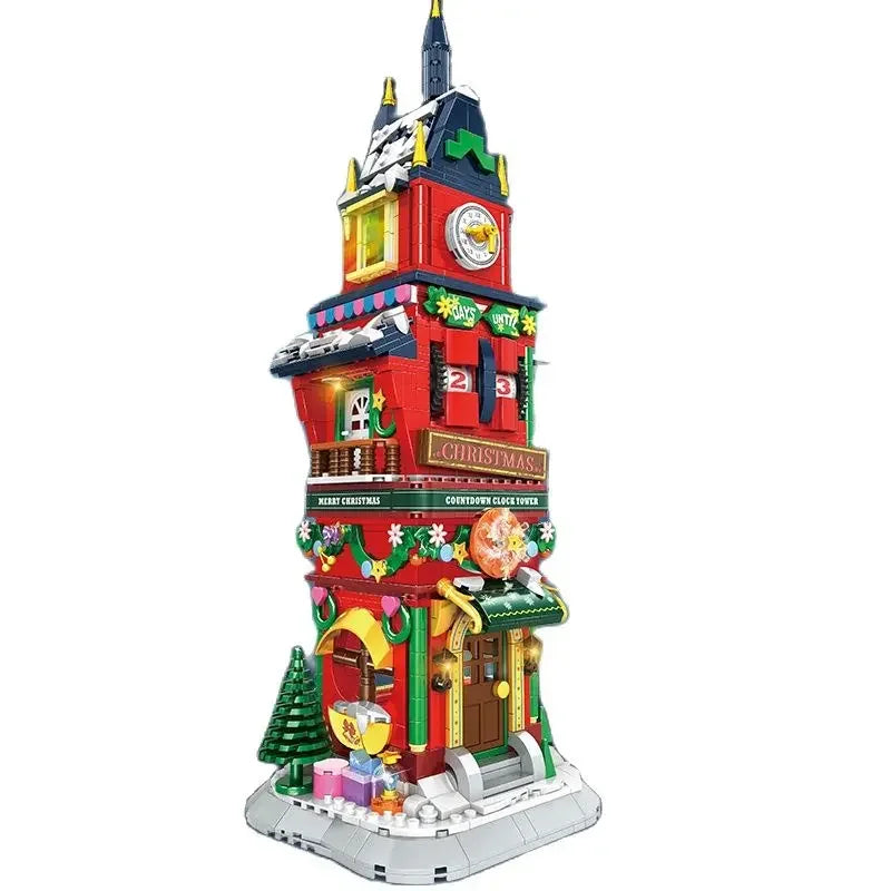 Lego Compatible Winter Village Christmas House Building Blocks