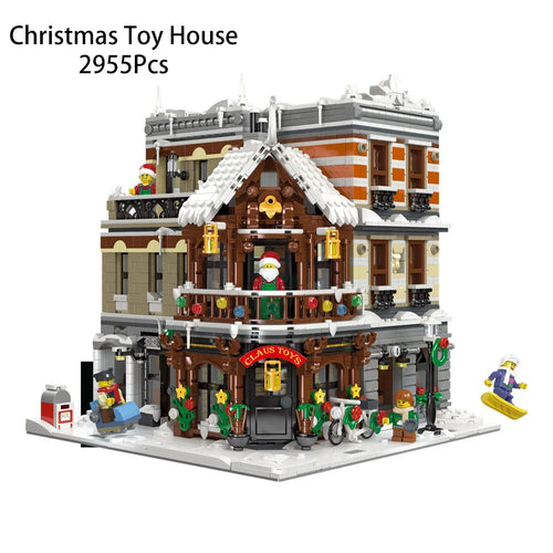 Christmas Series Bricks Toys High-Tech RC Rail Car Building Blocks ToylandEU.com Toyland EU