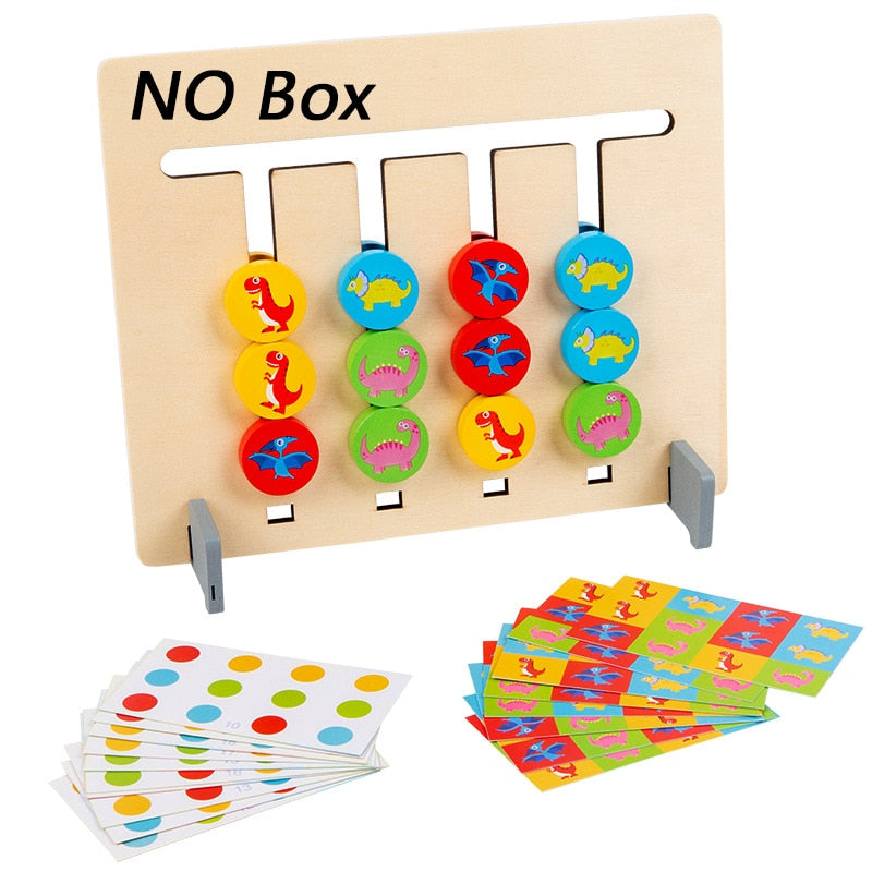 Montessori Wooden Geometric Shape Color Matching Toy Toyland EU Toyland EU