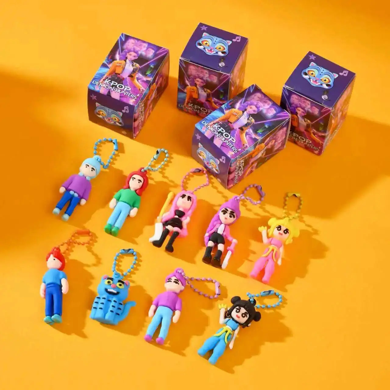 Hot Toys sign jointly 24pcs Blind Box Toy Character Keychain for The Magic Hunters. surprise box blind box toys - ToylandEU