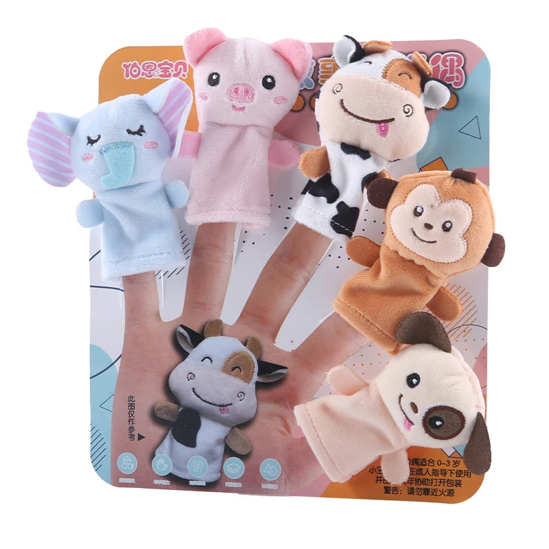 Animal Hand Puppets | Soft Plush | Classroom Storytelling | Preschool Kids