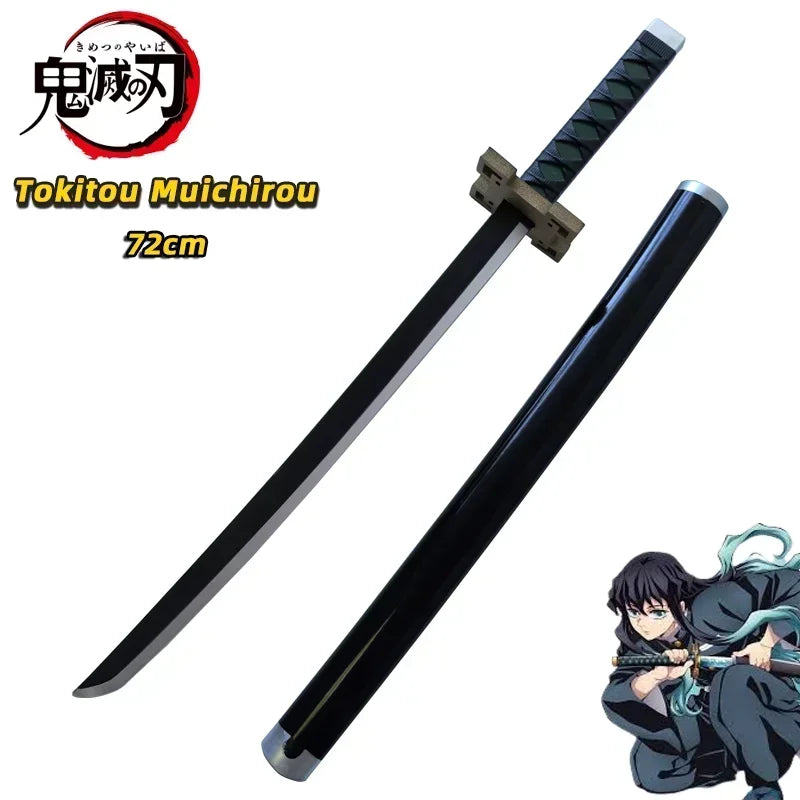 Demon Slayer Katana Sword | 72 Cm Full Length | Eva Foam Material | Anime Prop