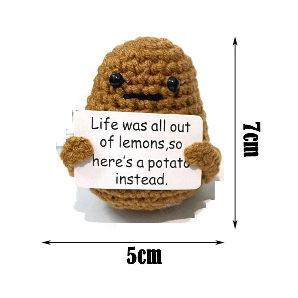 Positive Cute Potato Home Room Decor Mini Plush Doll - ToylandEU