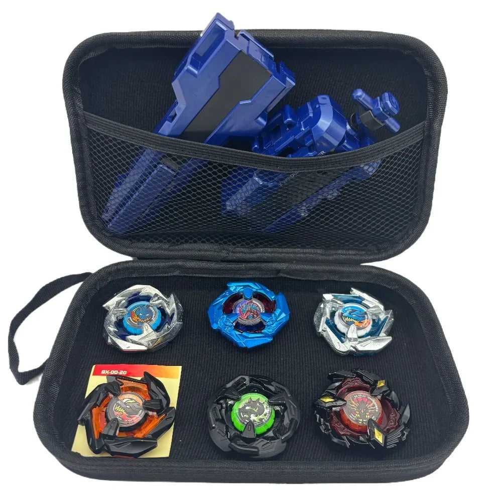 Alloy Battle Tops | 6 Pack Set | Includes Launchers | Ages 14 Plus