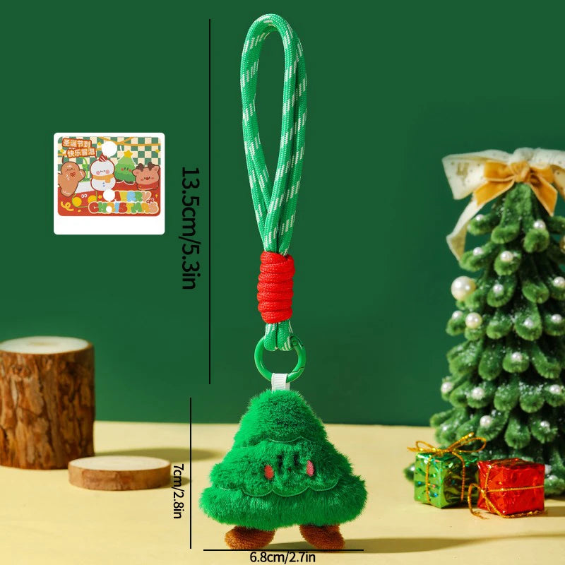 Christmas Plush Ornament | Santa Claus Snowman | Soft Touch Design