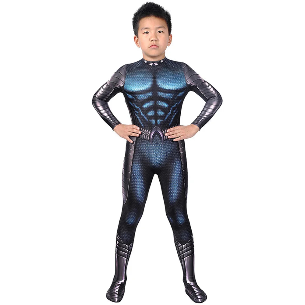 Aquaman Cosplay: Arthur Curry Superhero Halloween Costume for Kids