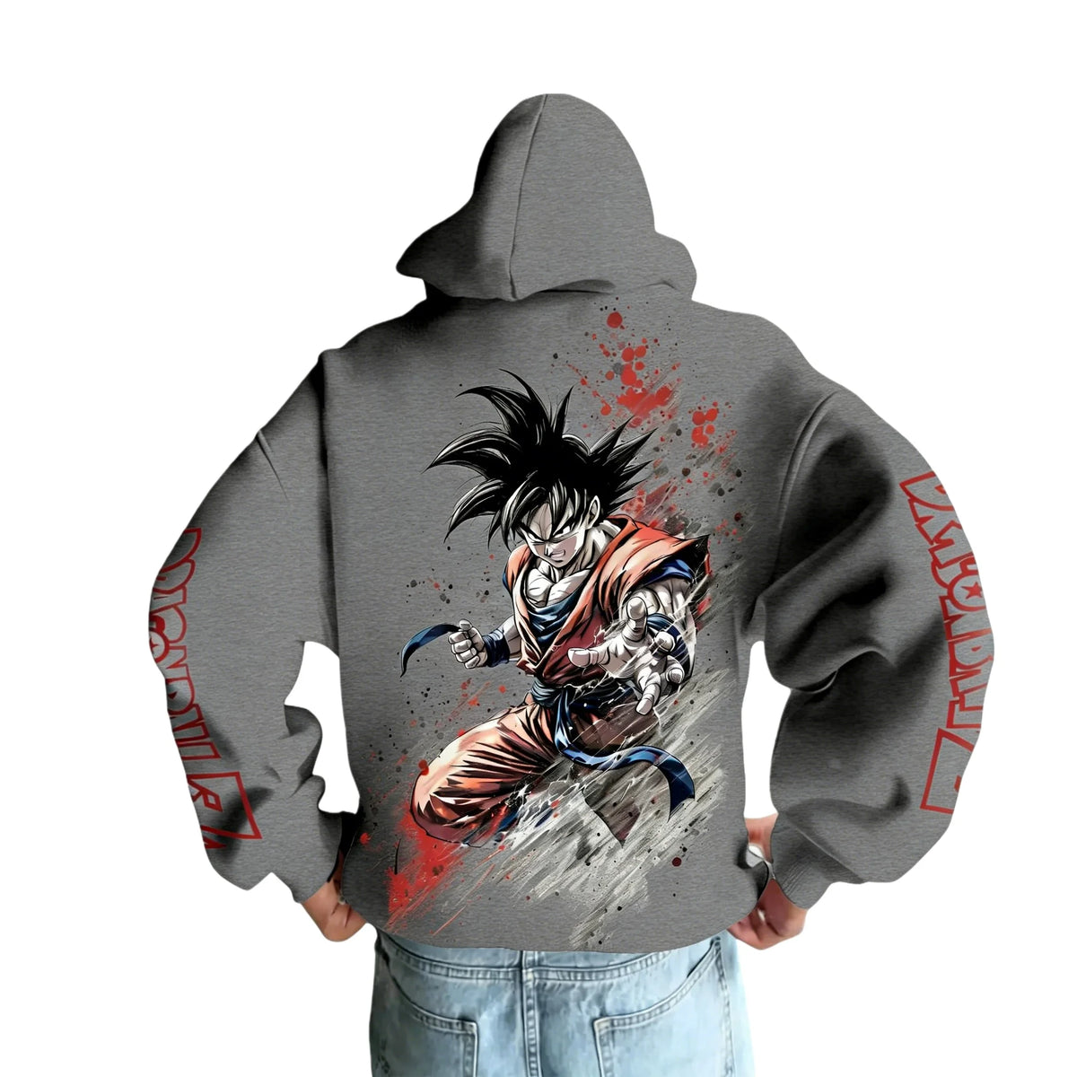 Dragon Ball Anime Hoodie | Son Goku Graphic | Loose Fit Cut | Adult Unisex