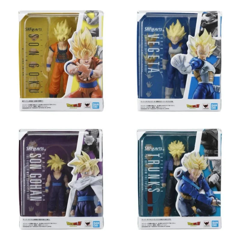 Dragon Ball Mini Figure Set | 5cm Height | Goku Vegeta Trunks | Gashapon Toy