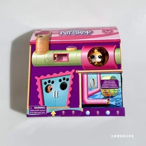 Littlest Petshop Playset | Mini Animal Figures | 2 Cm Size | Kids Toy