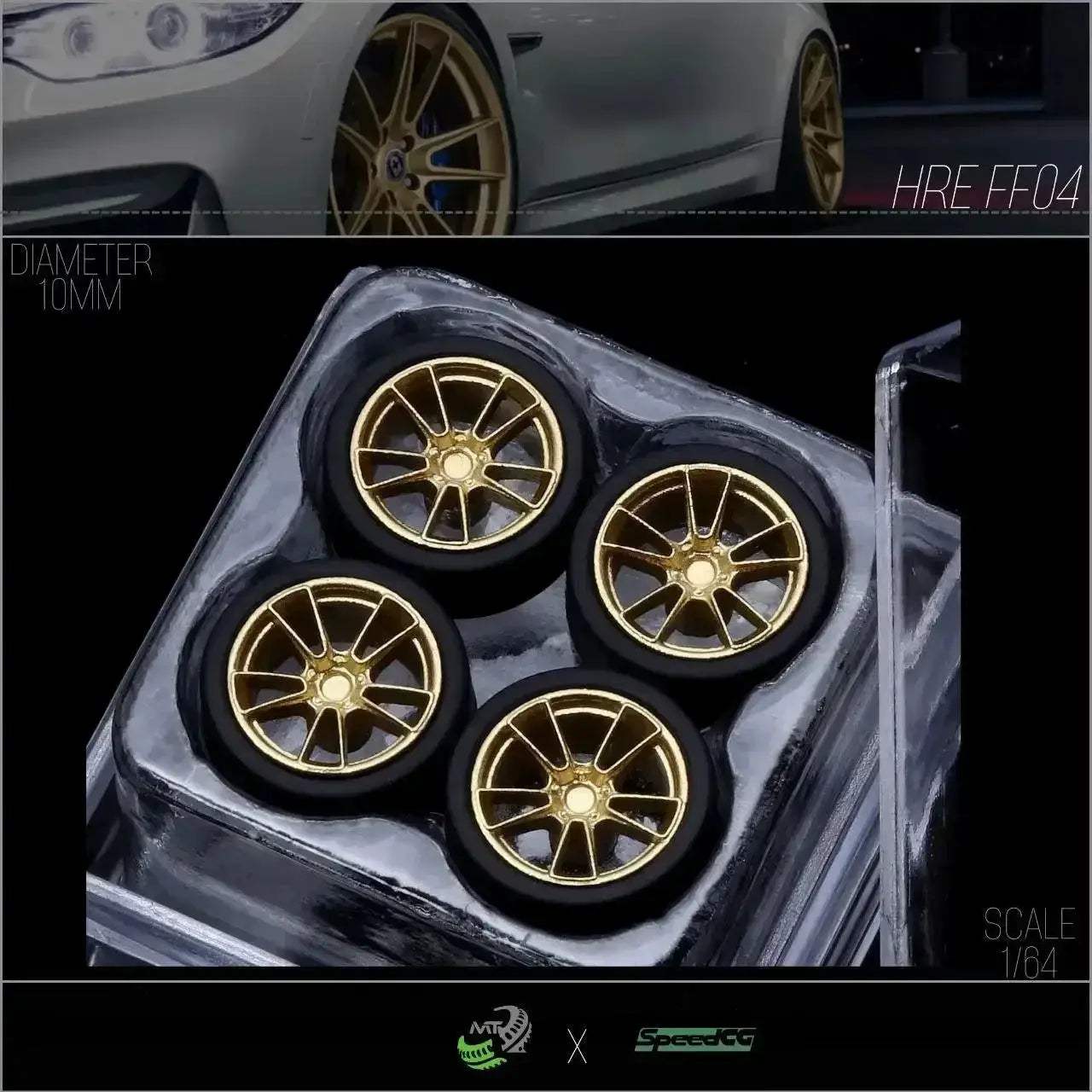 Diecast 1 64 Scale Wheels With Premium Rubber Tires - ToylandEU