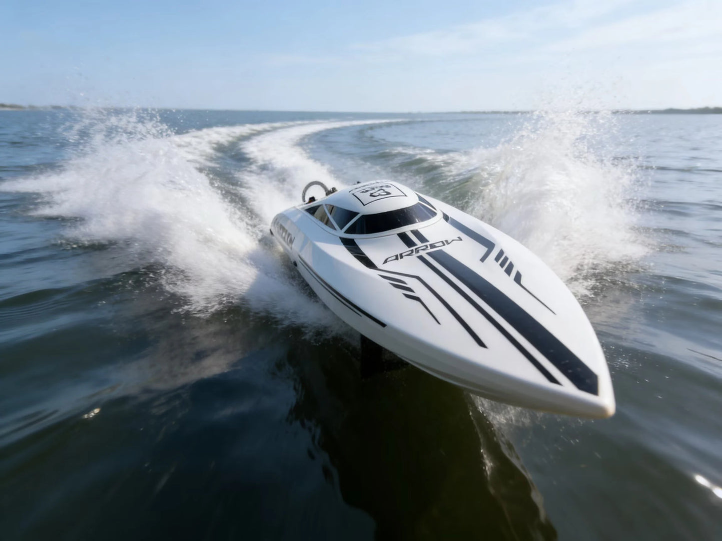 RC Boat | Top Speed 50 kph Brushless | 4WD 3S LiPo Included