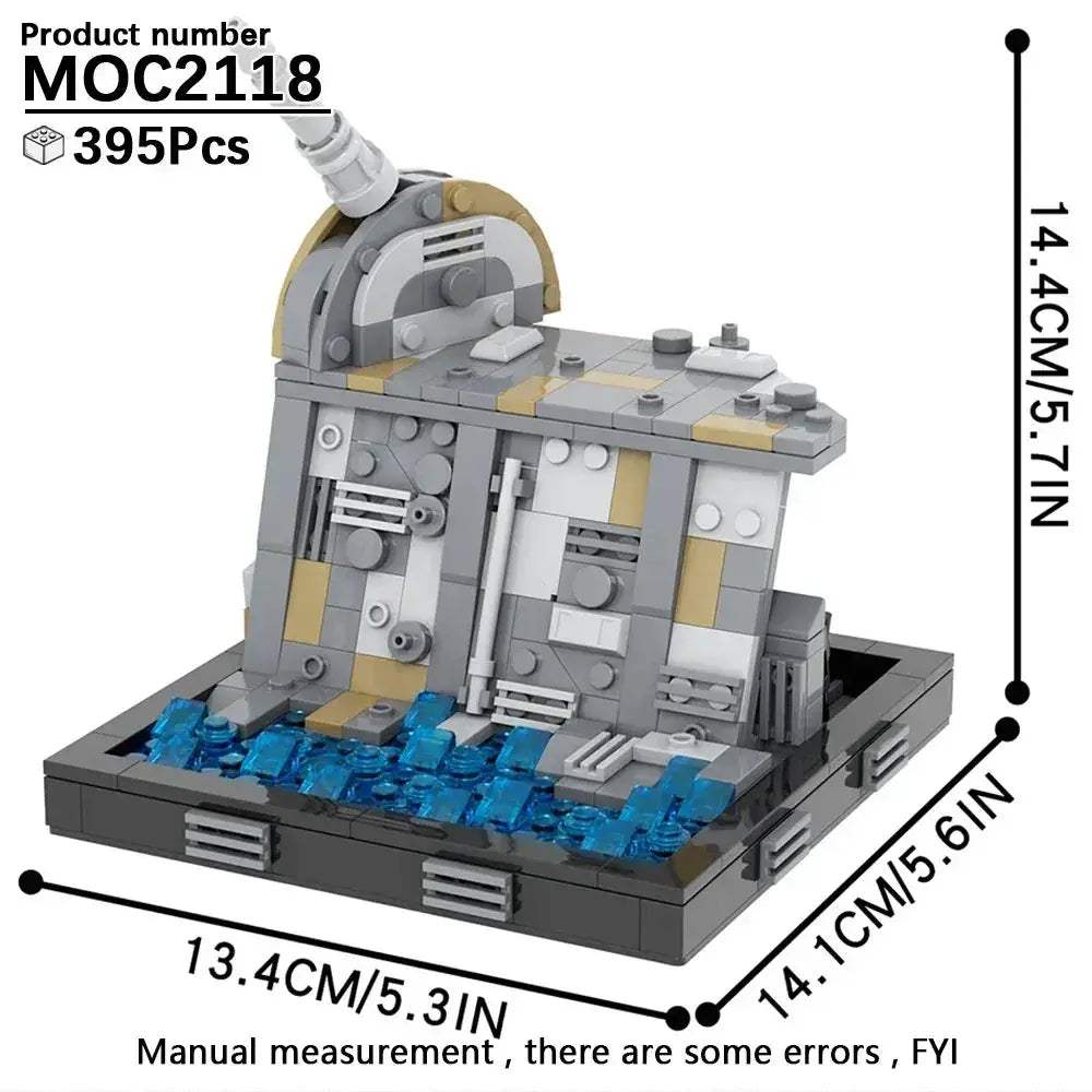 Space War Dueling Arena Building Blocks Set Complete - ToylandEU
