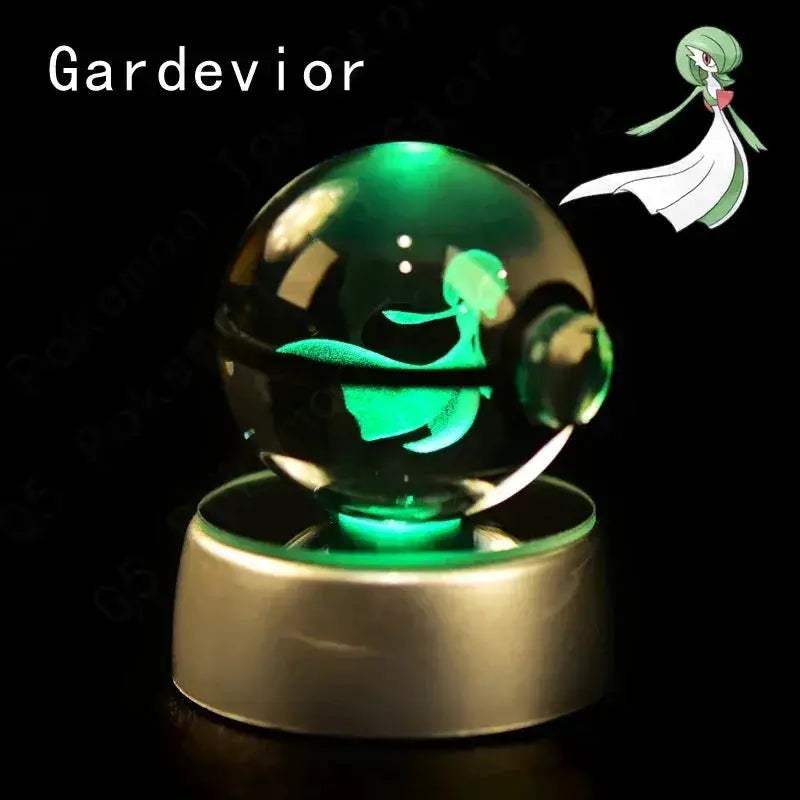 Pokemon Crystal Ball Night Light LED Lamp Glow Gift - ToylandEU