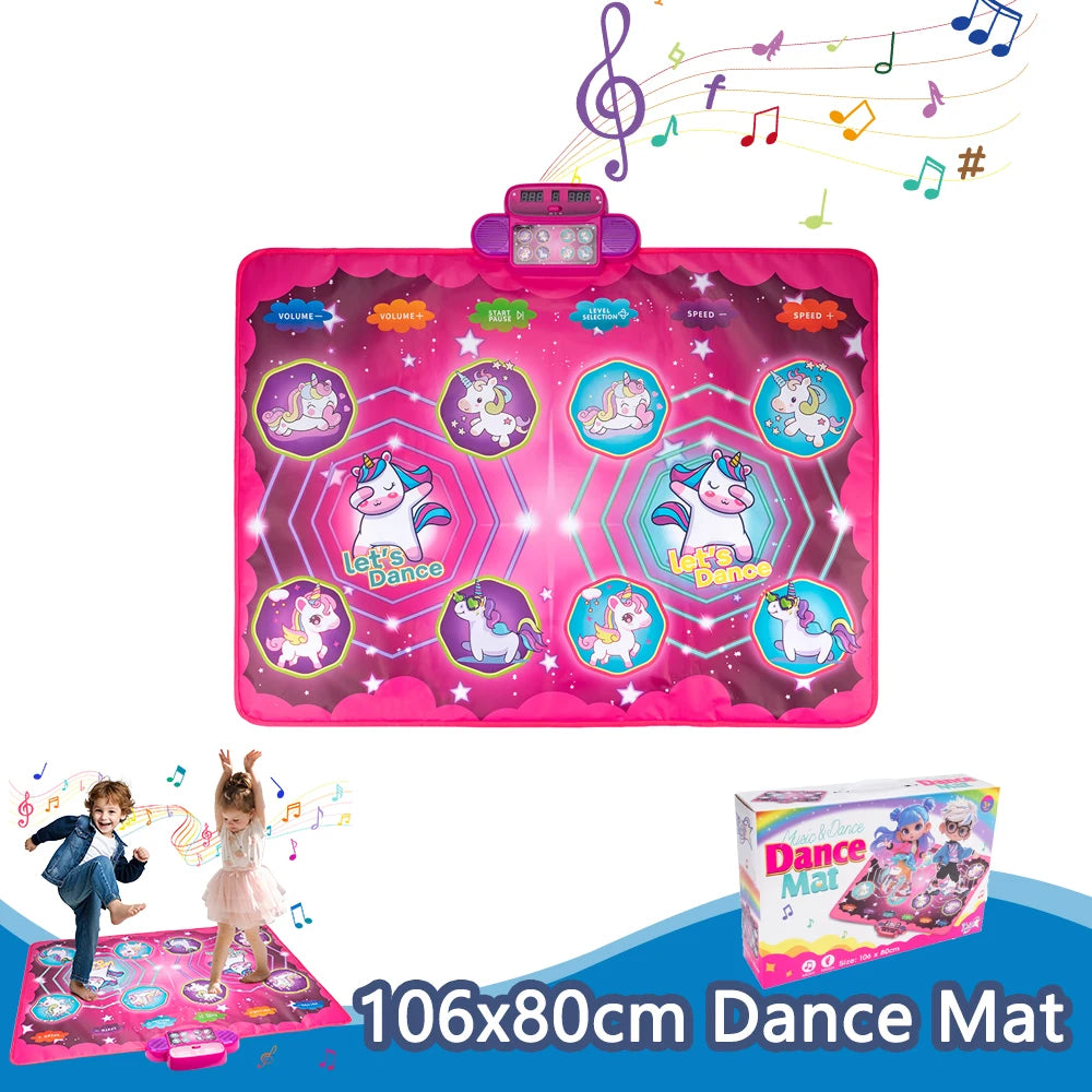 Kids Electronic Dance Mat Blanket With 9 Levels Educational Fun
