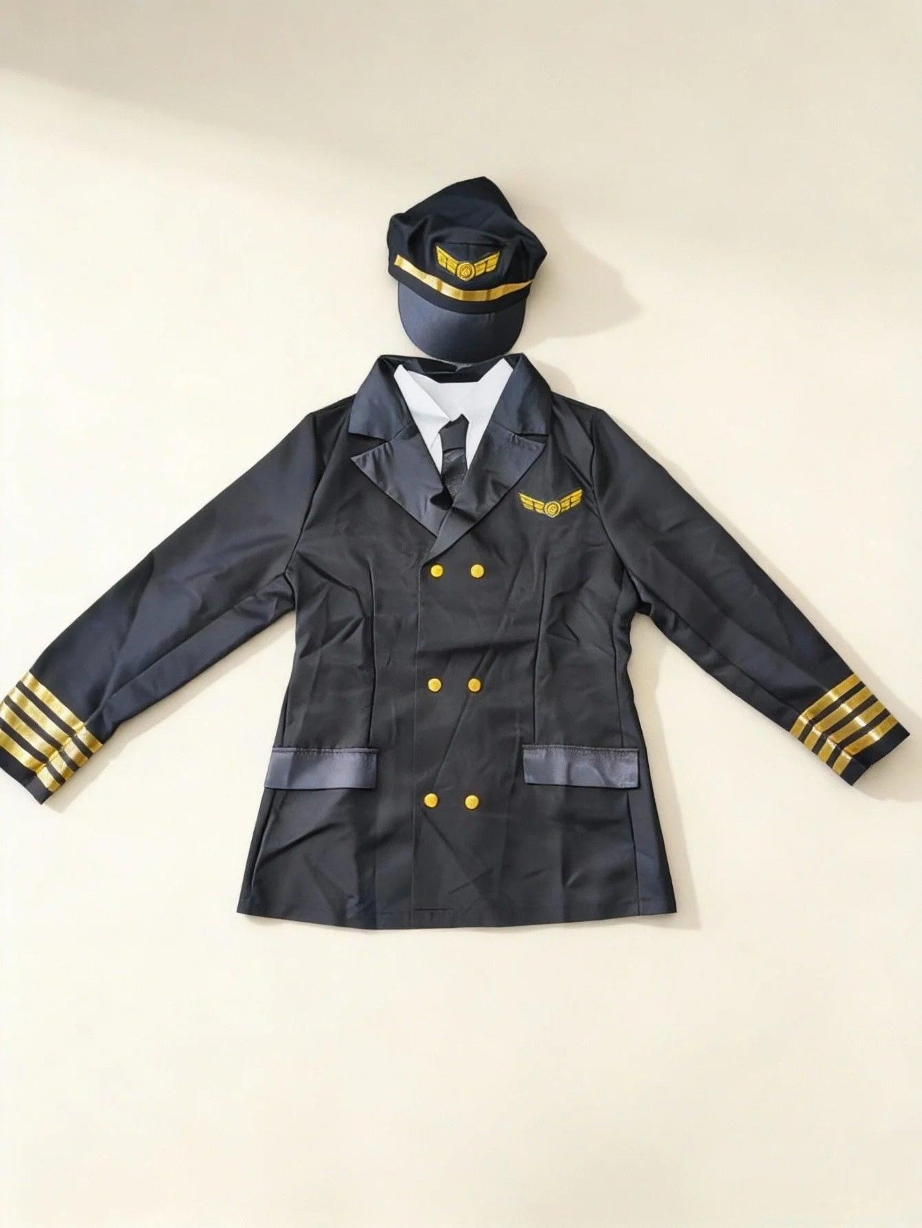 Kids Pilot Costume | Boys Uniform Set | Toylandeu™