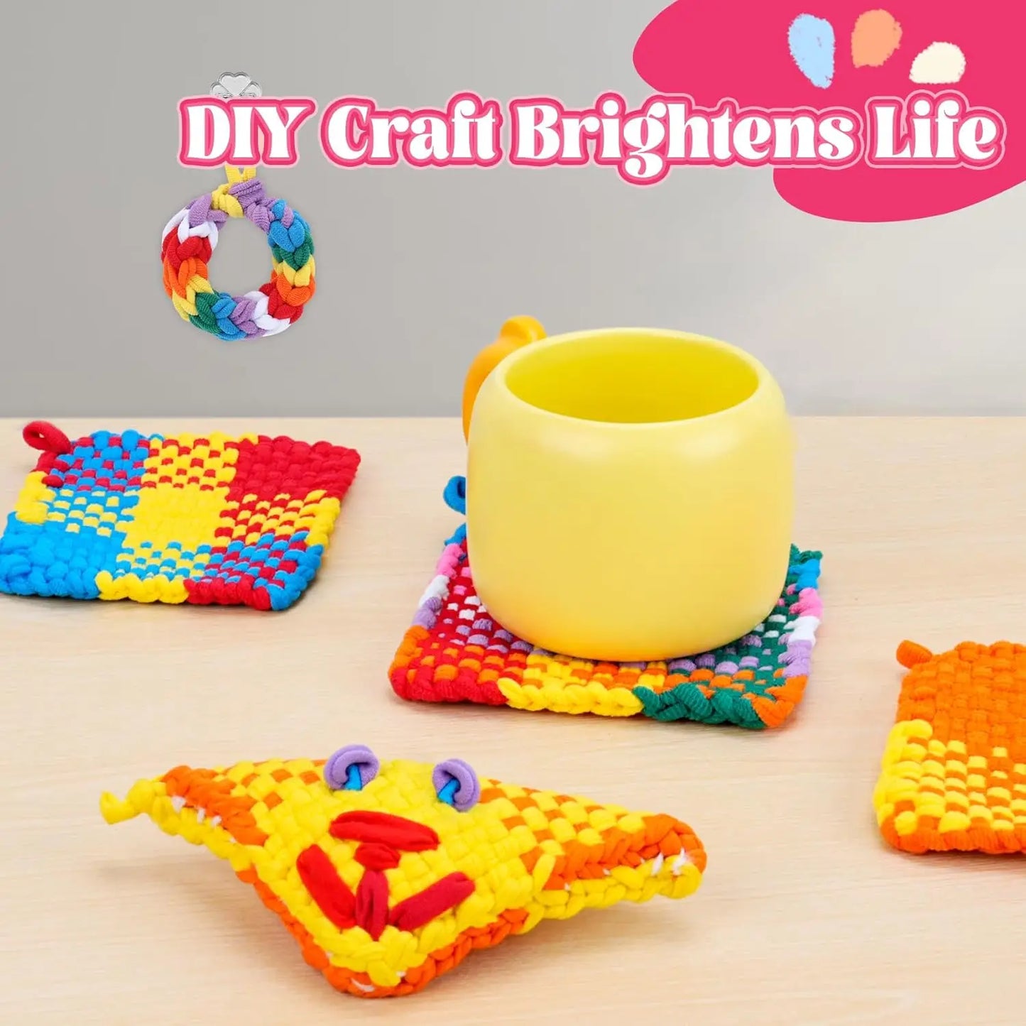 Weaving Loom Kit Toys | DIY Arts and Crafts | CE Certified | Ages 6 to 12