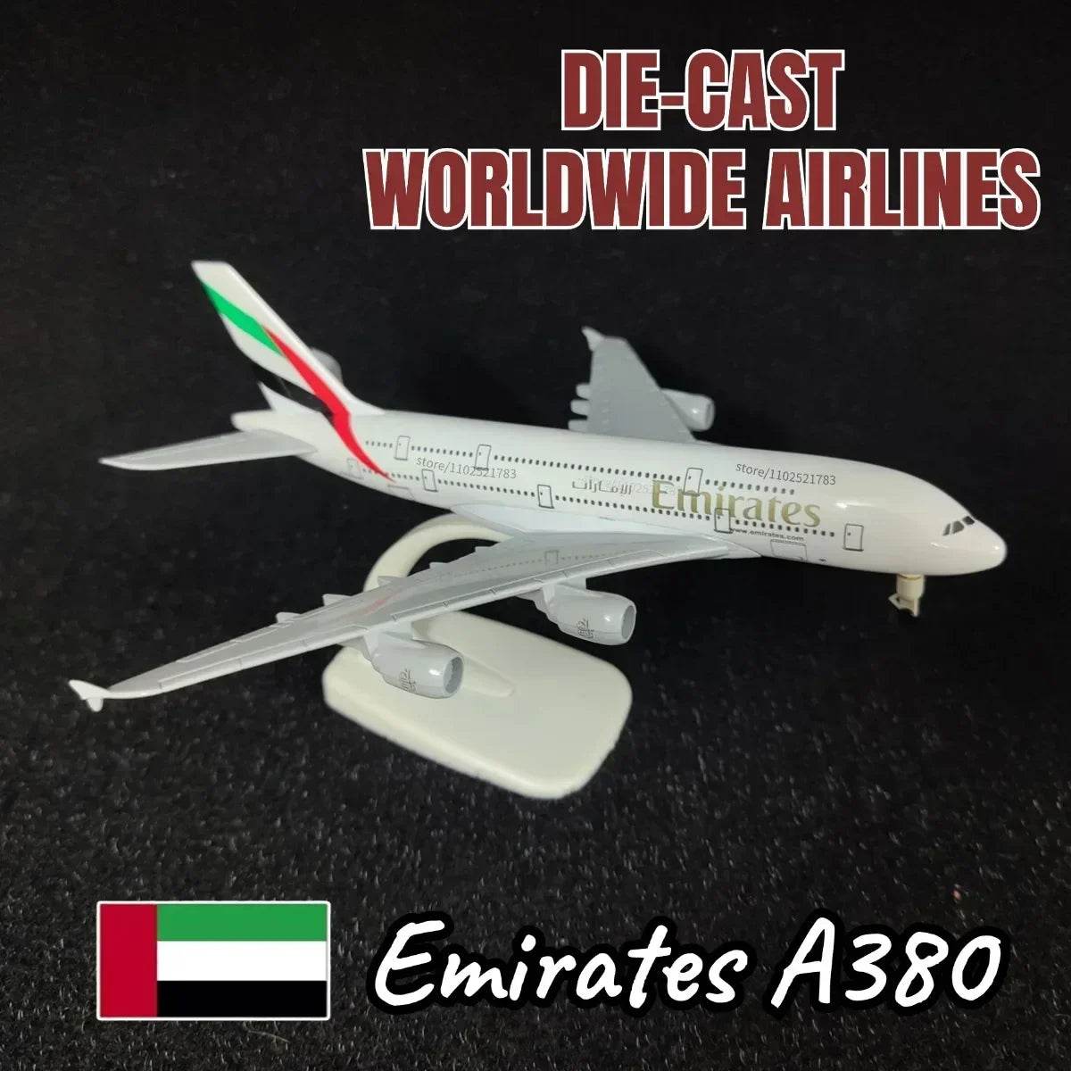 Premium Metal Diecast Aircraft Model High Detail Collectors - ToylandEU