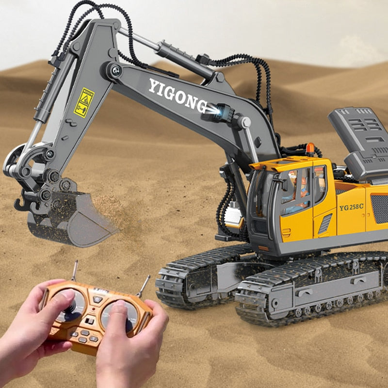 RC Car Children's Remote Control Excavator Dump Truck Bulldozer Electric Toy - ToylandEU