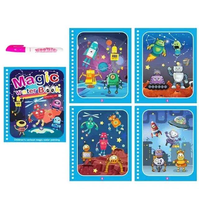 Magic Water Drawing Book For Toddlers Educational Montessori Toys - ToylandEU
