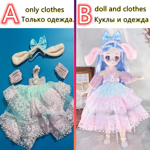 Anime Face Doll and Fashion Princess 1/6 Replacement Clothes Set ToylandEU.com Toyland EU