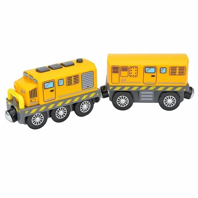 Wooden Train Set For Kids Educational Track Toys Gift