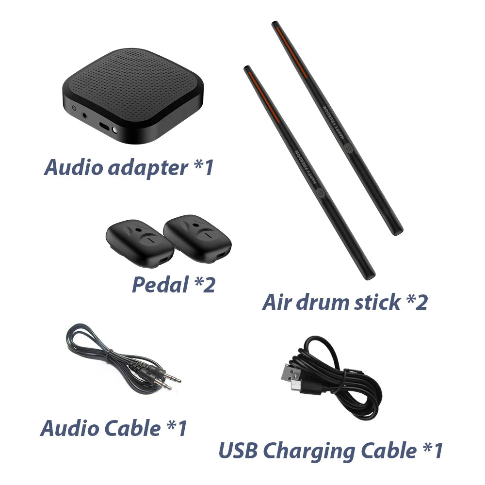 Smart Wireless Air Drumsticks For Virtual Reality Drum Kit