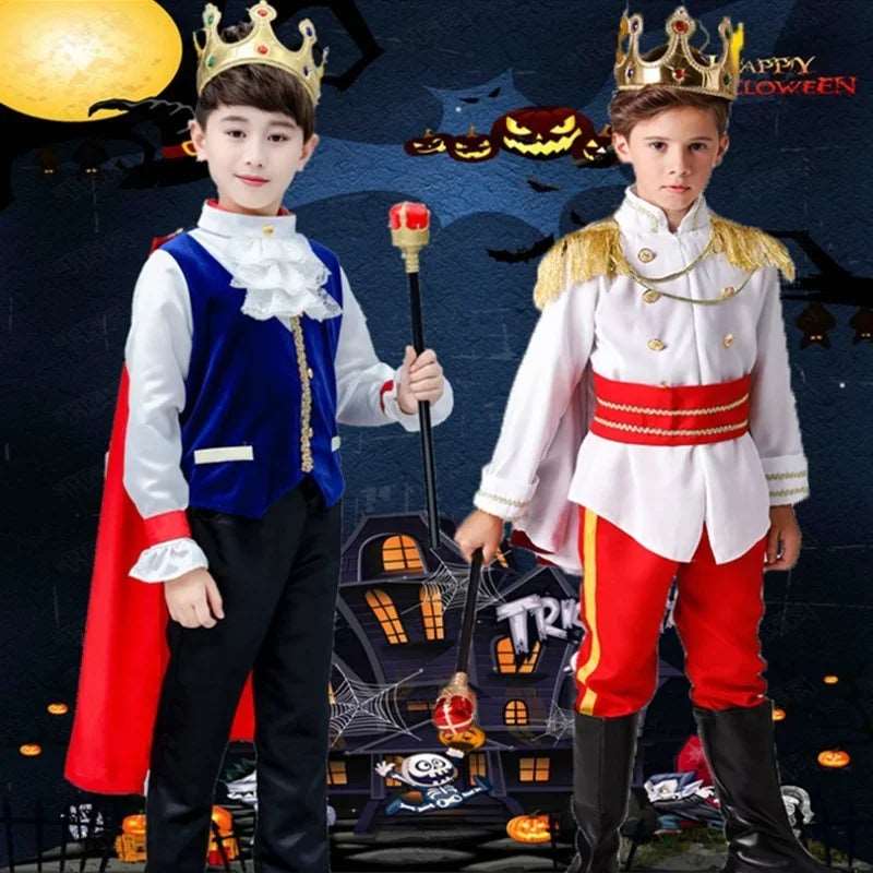 Children's Prince Charming Costume for Halloween Cosplay - Royalty Outfit for Kids