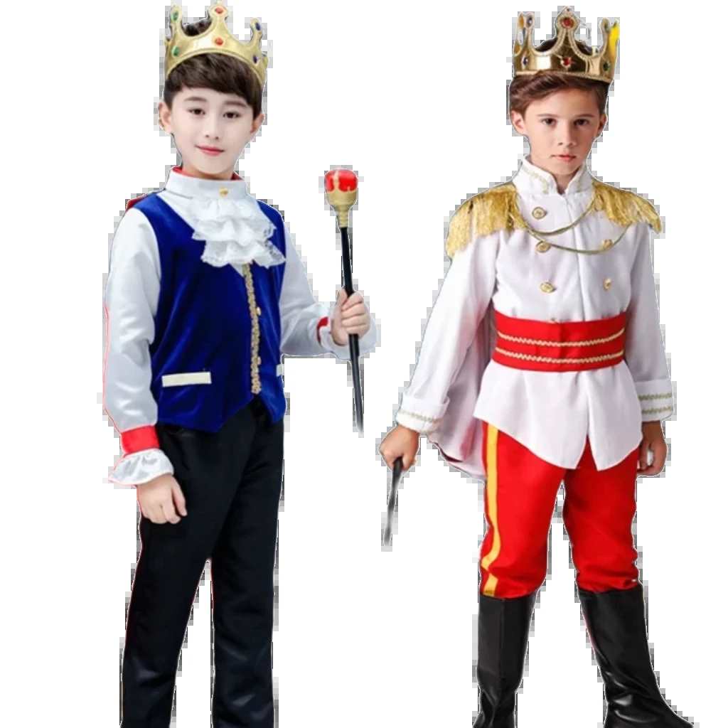 Children's Enchanted Prince Costume for Halloween Dress-Up - Royal Fantasy Outfit