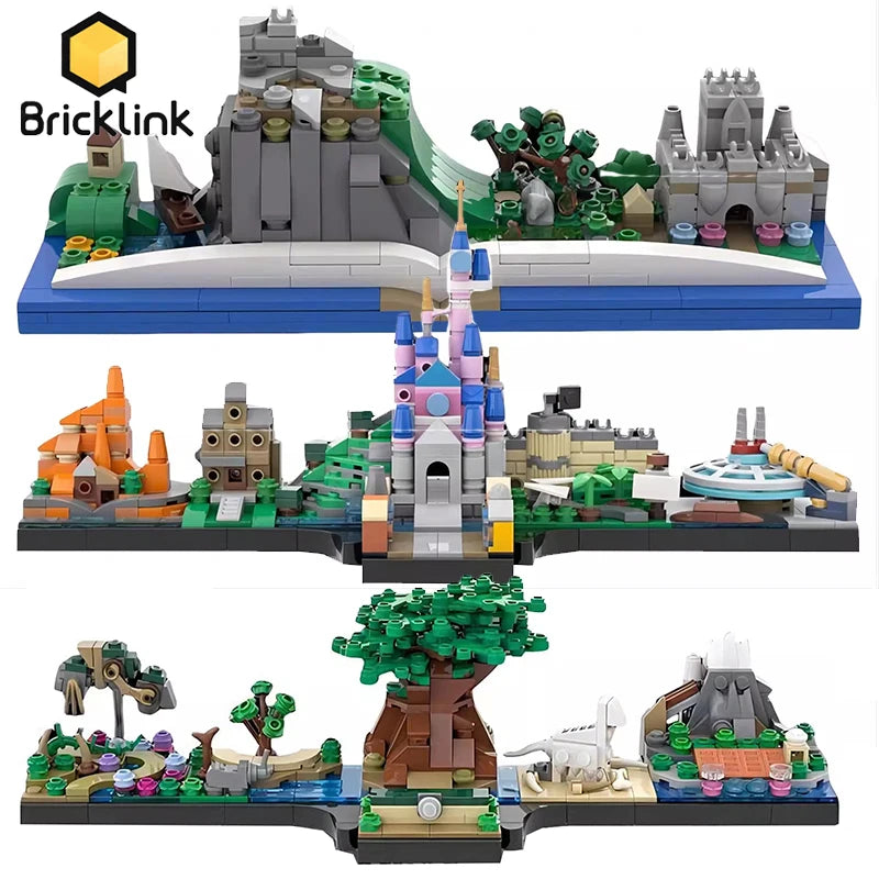 Lego Compatible Blocks Set | Fairy Tale Princess | City Skyline | Small Blocks