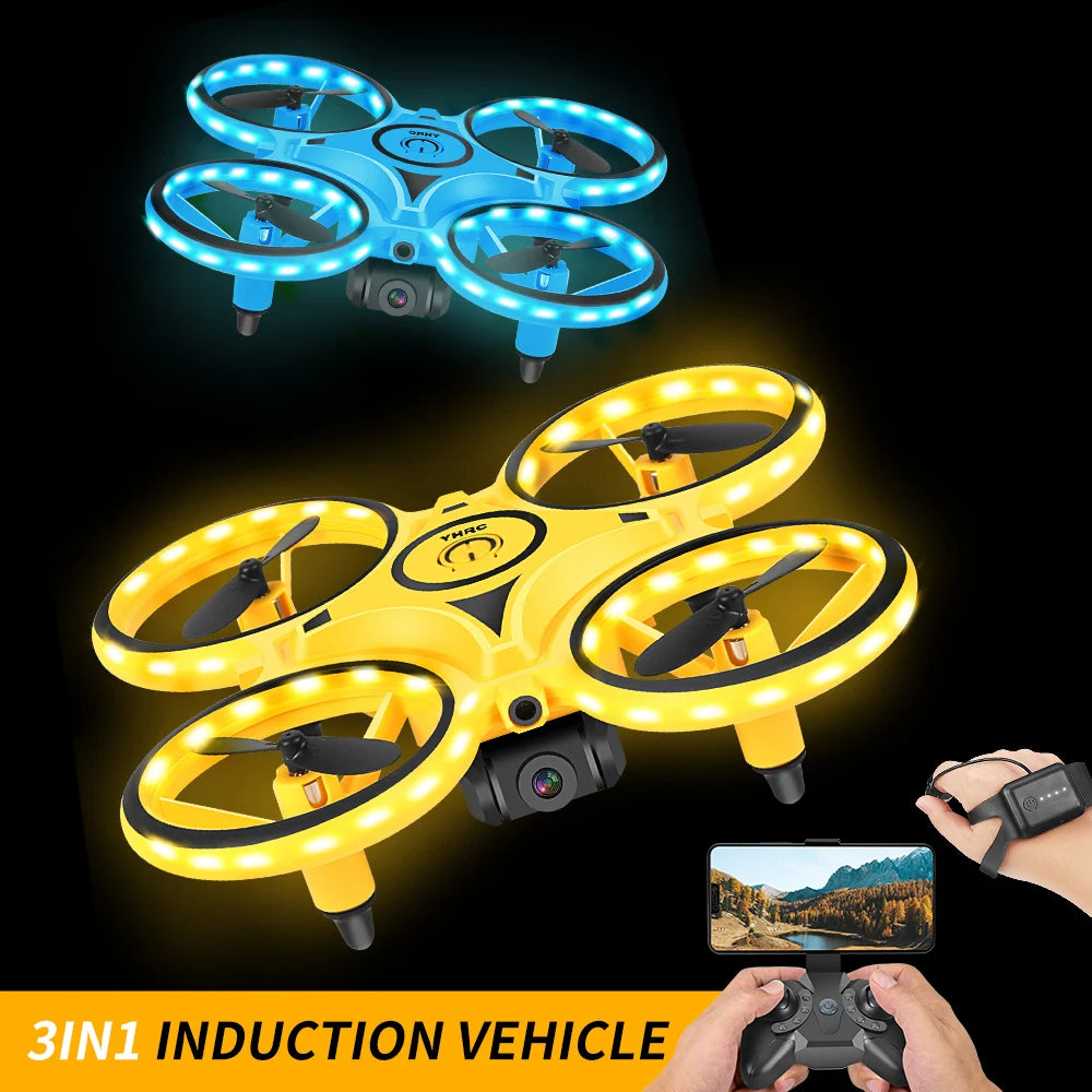 YH222 RC Drone Three In One Induction Helicopter HD Aerial Photography - ToylandEU