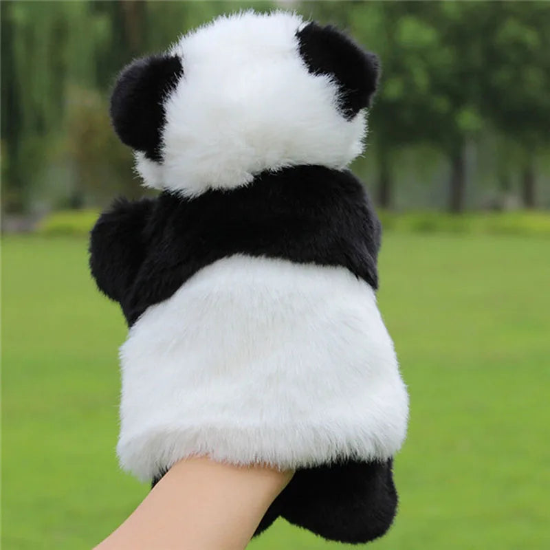 Panda Hand Puppet for Kids - Soft Plush Stuffed Animal Doll - ToylandEU