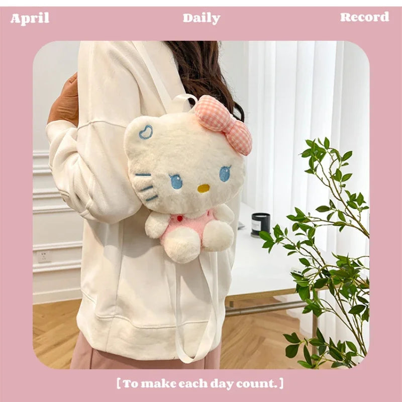 Cute Sanrio Hello Kitty Plush Backpack - 25cm High - ToylandEU
