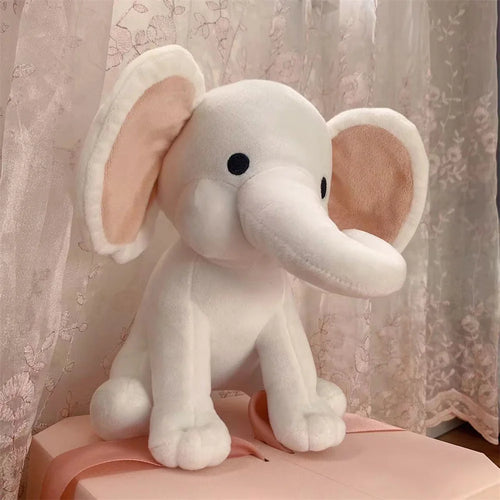 Cute White Elephant Plush Toy for Kids ToylandEU.com Toyland EU