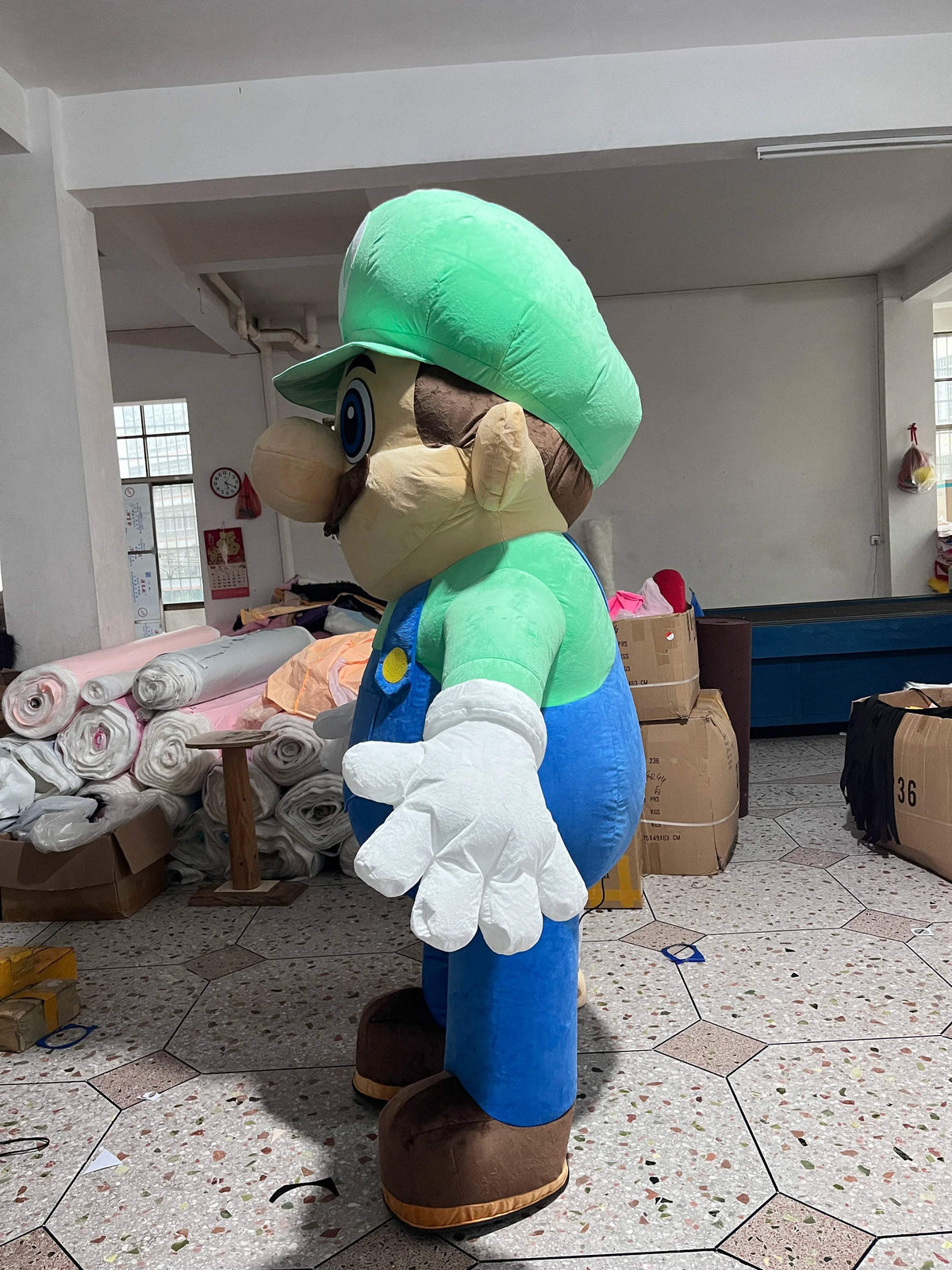 Inflatable Mascot Costume | Teddy Bear Design | Fan Powered | Adult Size