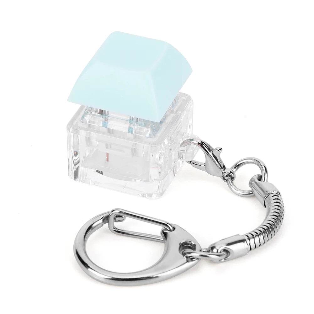 Finger Keyboard Fidget Toys 4 Keys Keyboard Clicker Toy Decompress Fingertip Keychain Finger Calming Keychain Stress Relief Toy - ToylandEU