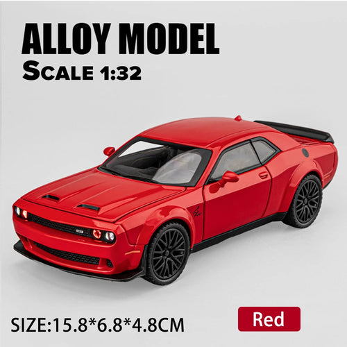 Dodge HellCat 1/32 Scale Metal Police Diecast Toy Car with Sound and Light Effect ToylandEU.com Toyland EU