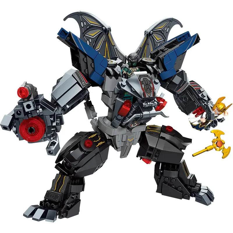 1359PCS Flames Dragon Smaug Building Blocks Model Toy - ToylandEU