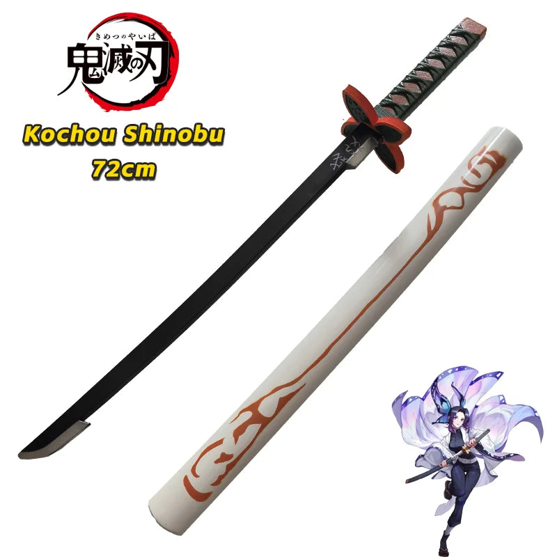 Demon Slayer Katana Sword | 72 Cm Full Length | Eva Foam Material | Anime Prop
