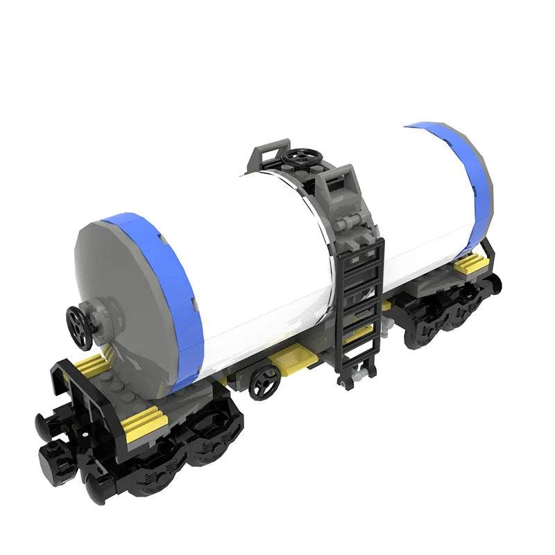 Boxcar Goods Wagon Building Block Kit MOC Railway Carriage - ToylandEU